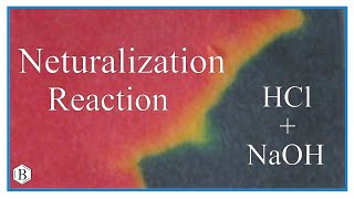 Visualizing a Neutralization Reaction HCl  NaOH [upl. by Ecinert728]