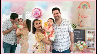 ISLAS FIRST BIRTHDAY PARTY VLOG ❤️  rhazevlogs [upl. by Madi]