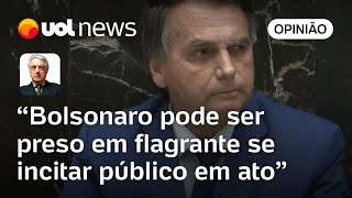 Bolsonaro pode ser preso em flagrante se incitar público em ato em São Paulo avalia Maierovitch [upl. by Ettena246]