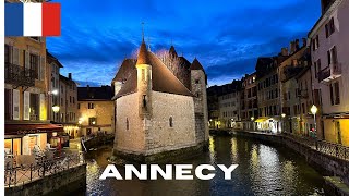 Annecy  France Walking tour 4K [upl. by Ddat]