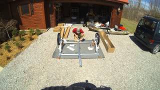 Yakima RACKandROLL Trailer Assembly Time Lapse [upl. by Jethro]