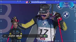 BIATHLON 2024 2025 SPRINT HOMMES HOCHFILZEN 2024 [upl. by Abbotsun]