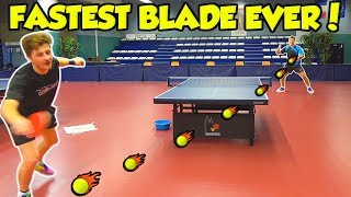 TESTING ZORAN PRIMORACS TABLE TENNIS BAT [upl. by Asiel]