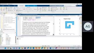 Geometric transformations in Matlab using Homogeneous coordinates [upl. by Anitsirk]