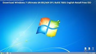 Download Windows 7 Ultimate 64Bitx64 SP1 Build 7601 Free ISO [upl. by Lati]