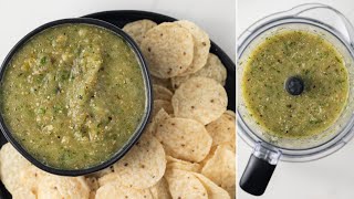 Salsa Verde Tomatillo Salsa [upl. by Rafaello]