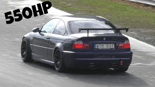 550HP Supercharged BMW M3 E46 on the Nürburgring [upl. by Ynos36]