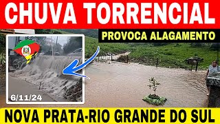 🚨CHUVA TORRENCIAL em NOVA PRATARS provoca ALAGAMENTOSQUATAFEIRA 61124 [upl. by Orfield345]