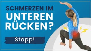 Schmerzen im unteren Rücken ➡️ 10 Übungen zur Kräftigung und Mobilisation [upl. by Regan]