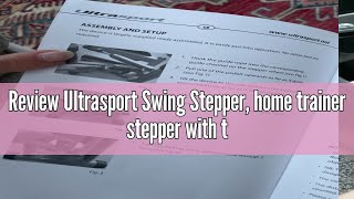 Review Ultrasport Swing Stepper home trainer stepper with training computer updown stepper for be [upl. by Eibbil]