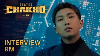 7FATES CHAKHO with BTS 방탄소년단  Interview  RM [upl. by Batsheva]