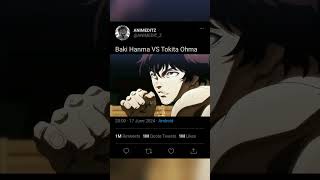 BAKI HANMA VS TOKITA OHMA🗿 baki bakihanma ohma tokitaohma anime shorts [upl. by Eniron]