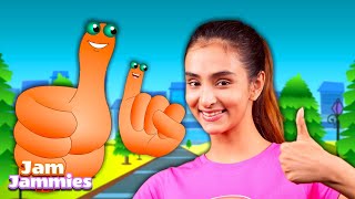 Where Is Thumbkin Song And More  Dance Song  Nursery Rhymes amp Kids Songs  JamJammies [upl. by Glassman]