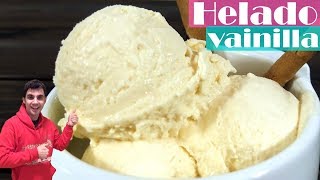 HELADO de VAINILLA con 3 INGREDIENTES 😍😋 y SIN MÁQUINA para helados Receta  374 [upl. by Neva]