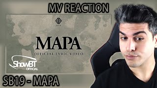 SB19 MAPA  OFFICIAL LYRIC VIDEO  PPOP TEPKİ  PPOP REACTION [upl. by Derrej]