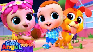 Looby Loo  Dance with Family  Little Angel And Friends Kid Songs [upl. by Akins539]