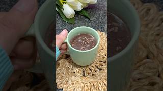 Thick amp Healthier “RAGI HOT CHOCOLATE” shorts hotchocolate [upl. by Tucky]