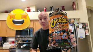 We are going to try the new Cheetos Salsa Con Queso Snacks and then Cheetos Pretzels Cheddar Snacks [upl. by Llenrac]