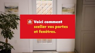 Voici comment sceller vos portes et vos fenêtres [upl. by Sanalda149]