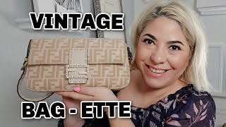 Vintage Fendi Baguette  What Fits Inside amp Review [upl. by Blackmun]