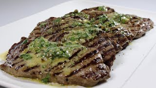 CharGrilled Rump Steak Recipe w Green Pistou [upl. by Yelnek]