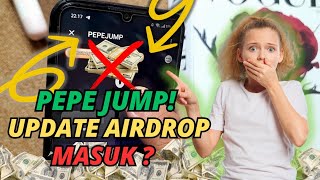 Pepe Jump Airdrop Crypto  Update Airdrop Masuk Wallet [upl. by Tara]