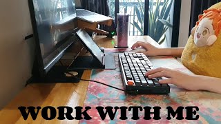 WORK WORK ME 02  No BGM Keyboard amp Click sound [upl. by Yenitsed]