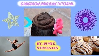 CINNAMON HAIR BUN TUTORIALJAMIE STEPANIAN [upl. by Annecorinne]