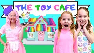 Addy and Maya Visit the New Toy Cafe [upl. by Utas692]