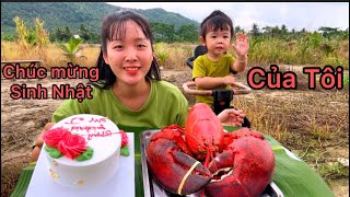 Lần đầu tổ chức Sinh Nhật món quà to lớn từ anh Sang Vlog  Bối vui vì ăn Sinh Nhật Mẹ ngocmaivlog [upl. by Belsky]