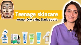 Teenage skin care  Oily  dry normal combination skin  Dermatologist recommends [upl. by Verdha]