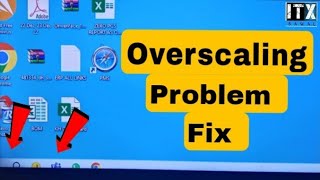 How to Fix PC Overscaling when using TV as Moniter via HDMI  itx sawal [upl. by Yance]