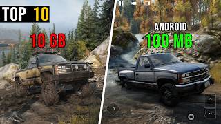 Top 10 Open World Offroad Games For Android 2023  Best Offroad Games [upl. by Anavlis899]