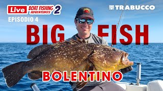 Pescare a BOLENTINO tanute e CERNIA a sorpresa BIG FISH » Pesca in mare dalla barca » LBFA S2E4 [upl. by Ajiam486]