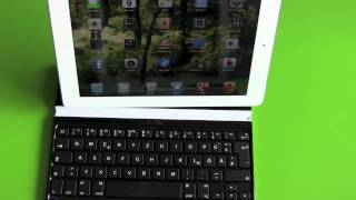 Logitech Ultrathin iPad Keyboard Cover Unboxing [upl. by Yrokcaz]