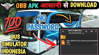 How to add obb after bussid update  bus simulator indonesia  zarchiver folder is emply [upl. by Latricia59]