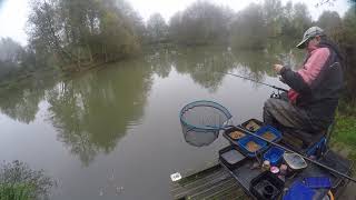 Pete Joiners Winter method feeder set up peg 18 Evegate 61124 [upl. by Ivanah237]