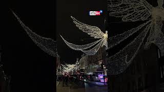 London’s Christmas Lights Have Started Turning On Around The City [upl. by Seana560]