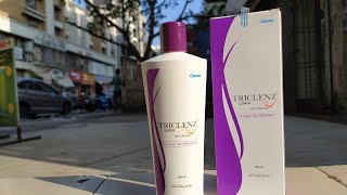 Triclenz shampoo 250 ml sulphate free Triclenz is a gentle cleanser complete review uses benefits [upl. by Kistner908]