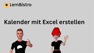 Kalender mit Excel erstellen [upl. by Colas]