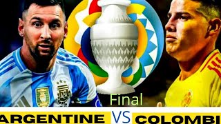 Argentine VS ColombieFinal Coopa América 2024 USA [upl. by Aremat]