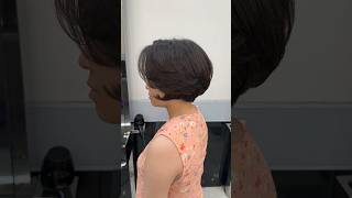 Dang Hieu Bob haircut  Kiểu tóc ngắn cho mặt tròn tóc dàydanghieuhairstylist bobhaircut [upl. by Jermaine]