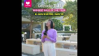 Lazada 1111 Starts NOV 8 at 8 PM  Up to ₱1500 Campaign Vouchers [upl. by Mazman]