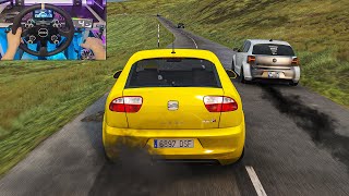 380HP Seat Leon Cupra 19 TDI Vs 310HP VW Polo 16 TDI Stage 3  Assetto Corsa  Moza R9  VR [upl. by Schoenfelder]