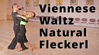 Viennese Waltz Contra Check and Natural Fleckerl  Dance Routine and Figures [upl. by Yran]