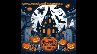 Halloween Coloring Contest [upl. by Ettenahs]