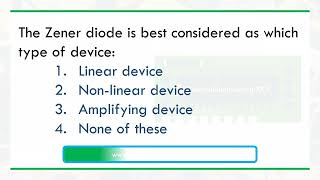 The Zener diode is best considered as which type of device [upl. by Diarmid575]