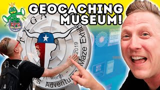 RARE GEOCACHING MUSEUM GPS Adventure Maze Exhibit [upl. by Erised202]