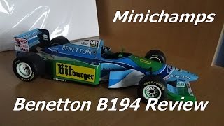 Minichamps Review Benetton Ford B194 118 1994 [upl. by Ettenaj800]