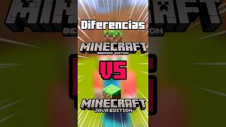 Java Vs Bedrock • Diferencias de Minecraft 💎 minecraft minecraftpe [upl. by Assilav]